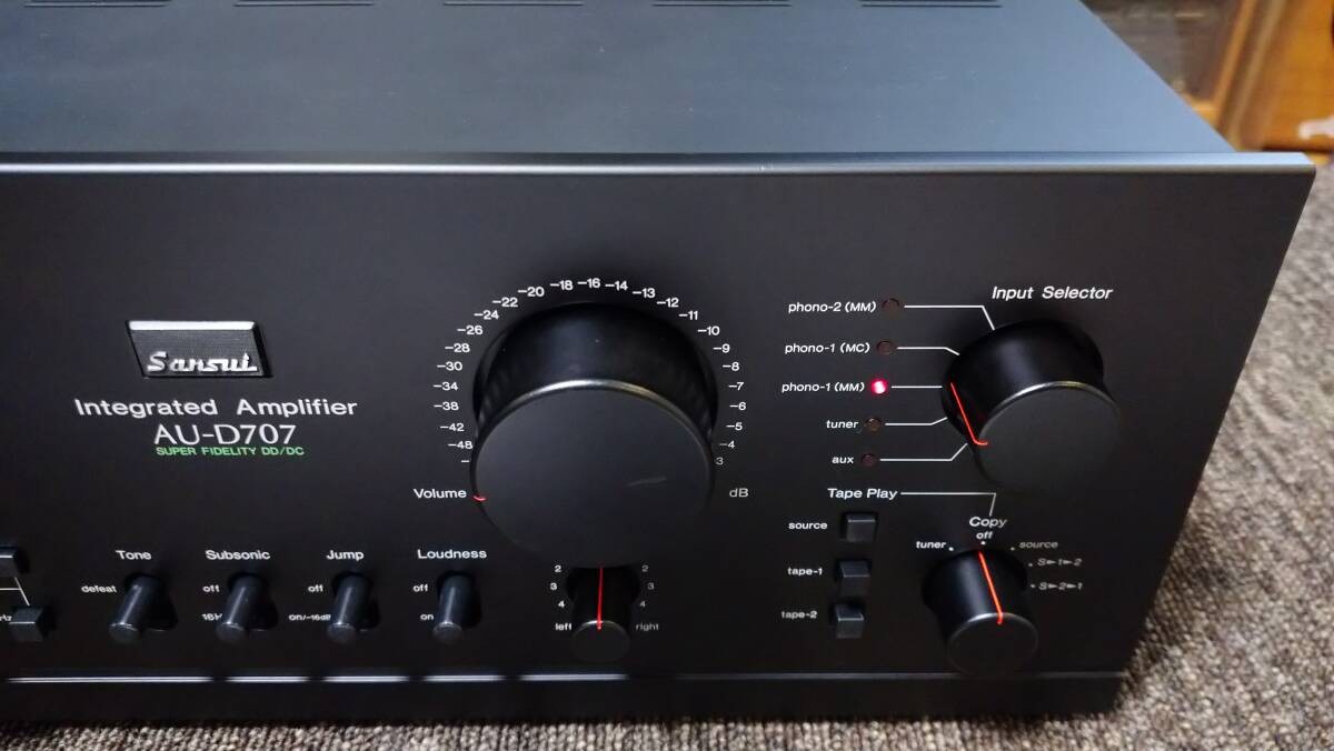 Sansui AU-D707 Integrated Amplifier DC 3DC Circuit Tested