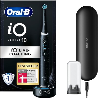 Oral-B iO 10 Electric Toothbrush, Cosmic Black | eBay