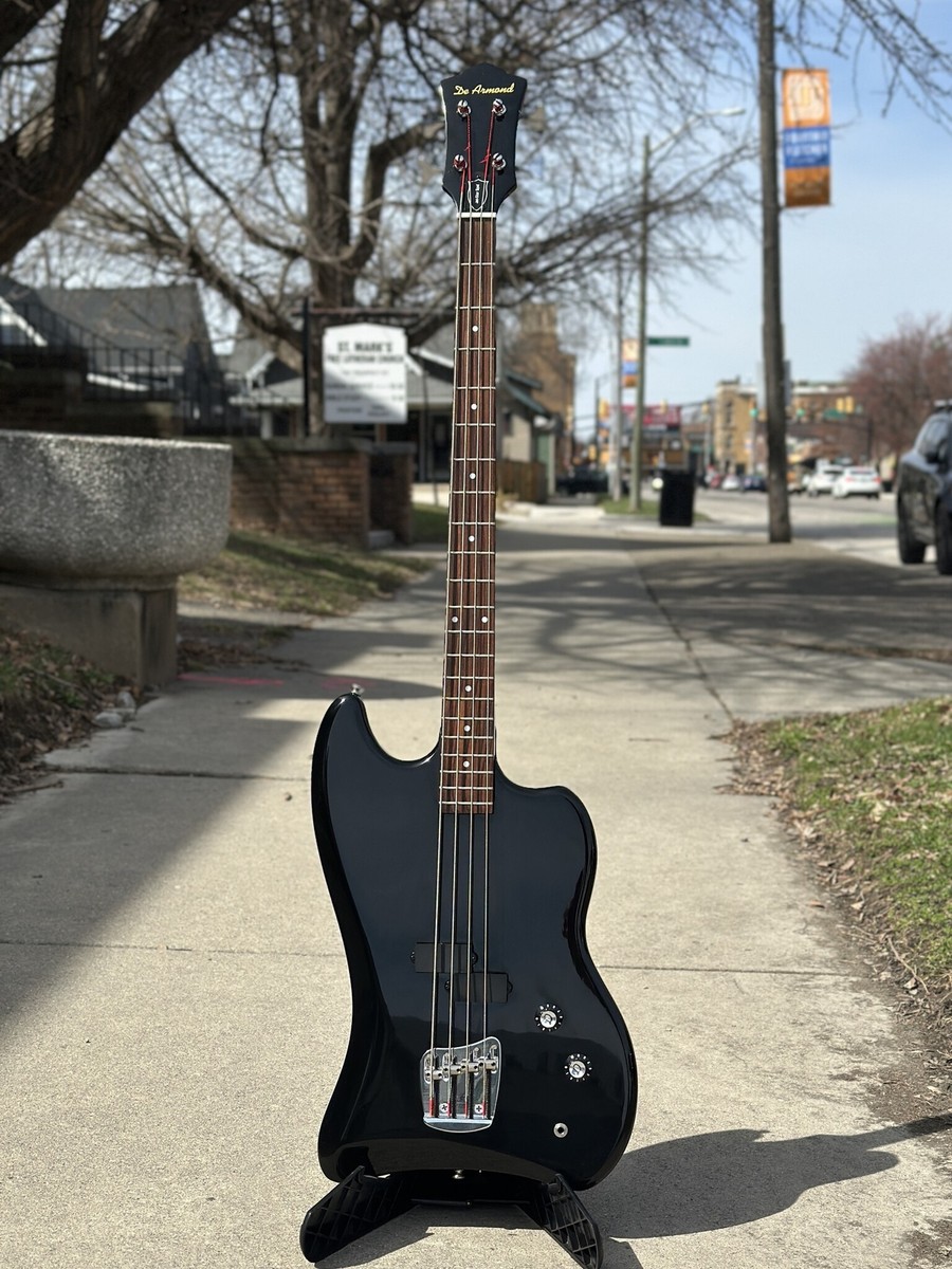 DeArmond Jetstar Spel P-Bass - Black | eBay