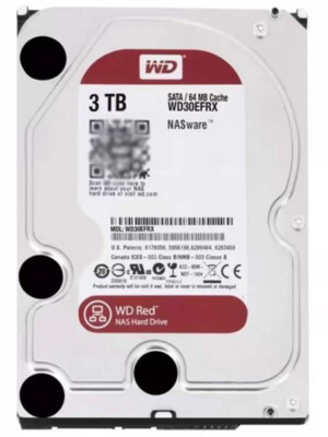 Western Digital 3TB WD30EFRX NASware 5400RPM SATA 3.5