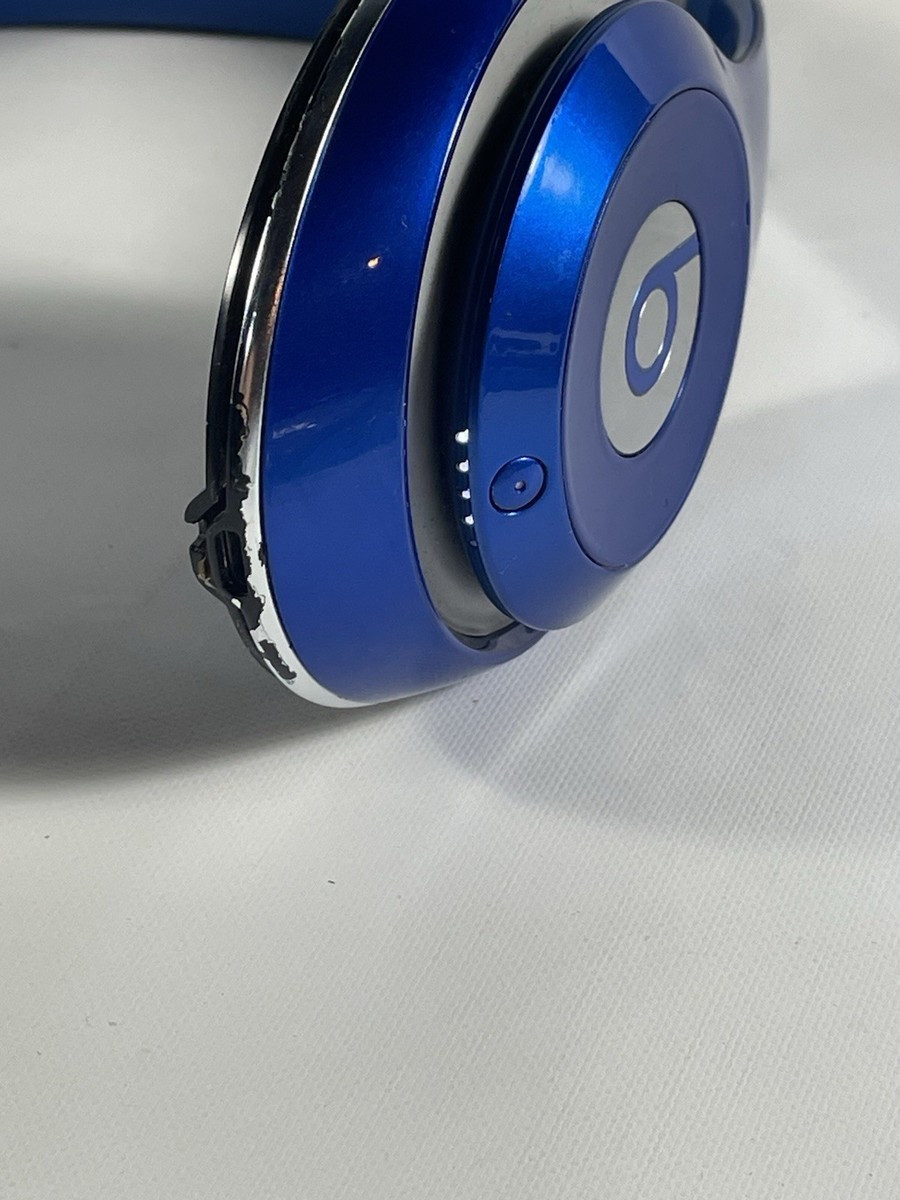 Beats B0501 Studio Wireless Headphone Noise Cancelling Blue W/Case