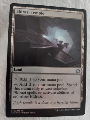 MTG ELDRAZI TEMPLE FOIL English Modern Masters 2015 Uncommon Land