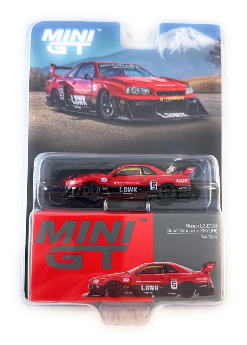 MINIGT Lbwk Nissan LB-ER34 限定版 Mini GT 1:64 LBWK Nissan LB-ER34