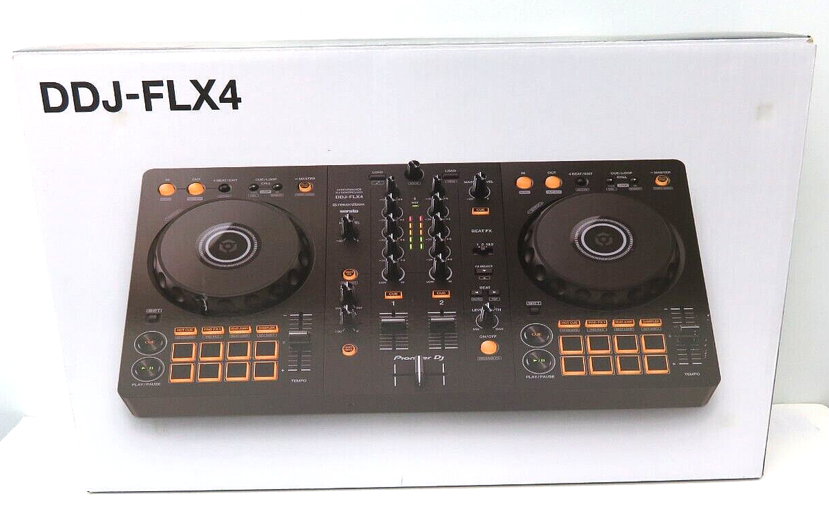 DDJ FLX4 2チャンネル 黒 Pioneer DJ DDJ-FLX4 2-Channel DJ