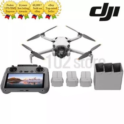 DJI Mini 4 Pro Fly More Combo Plus (RC 2 + 3 Batteries) Drone -No
