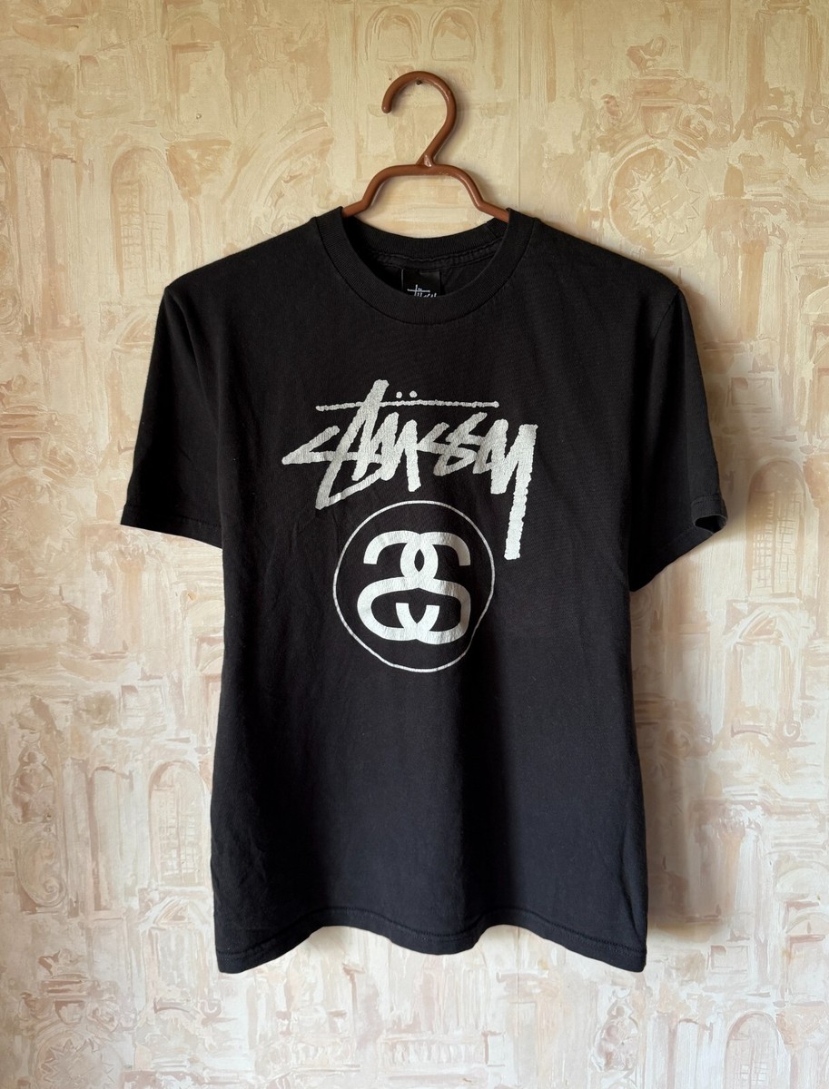 Vintage Stussy Big Logo T- Shirt Have A Good Vibe Size M | eBay