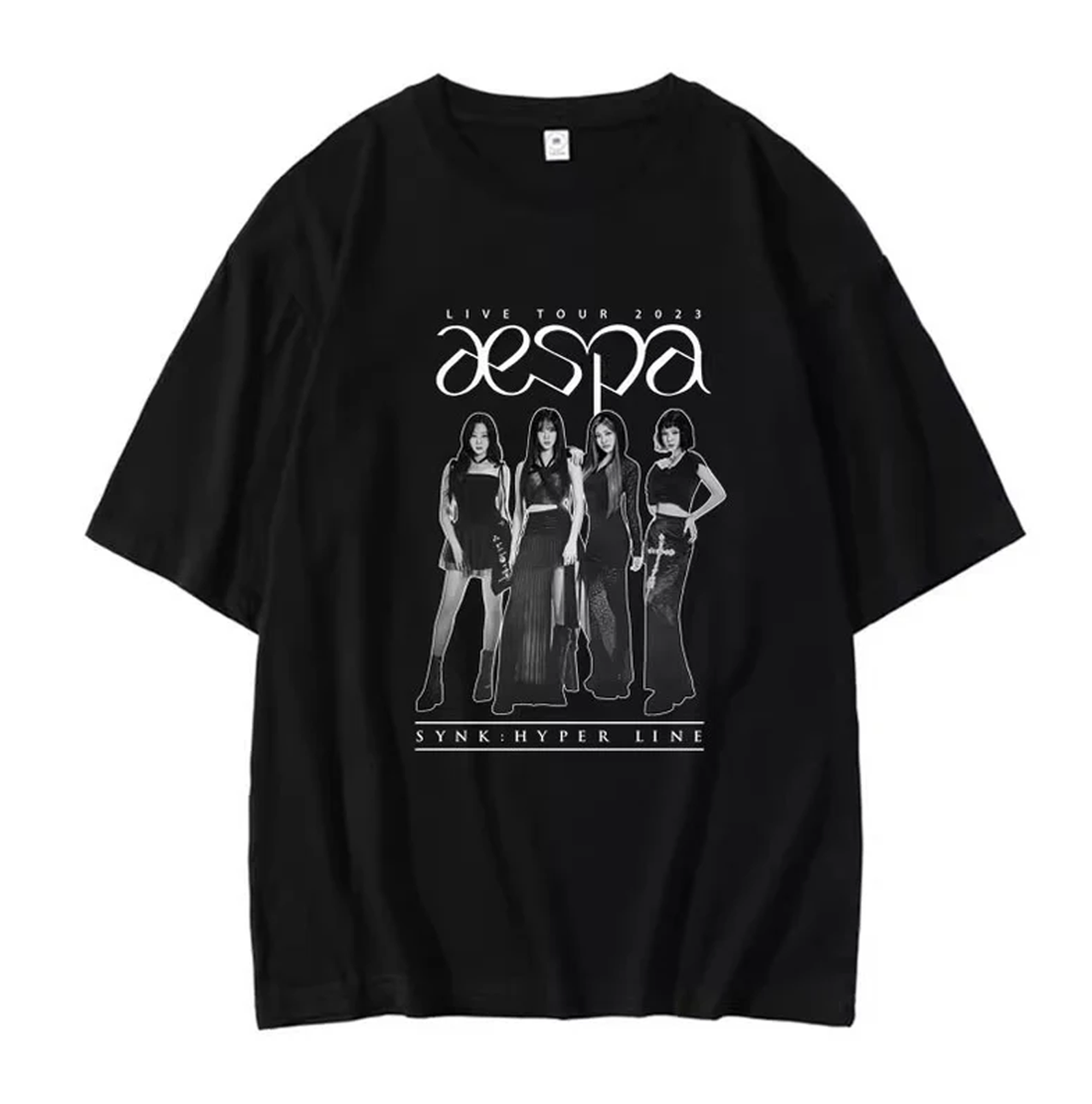 日本非売品 aespa LIVE TOUR-SYNK tシャツ 海外限定 ライブ Amazon.co