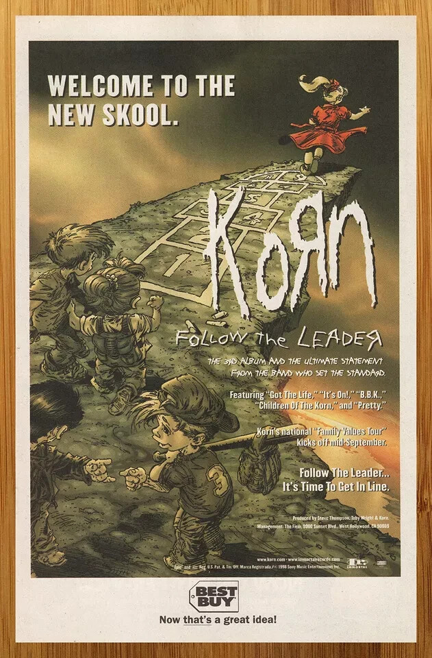 KORN POSTER 24X36