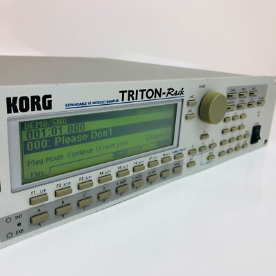 KORG TRITON RACK SYNTHESIZER sound source module multitimbral