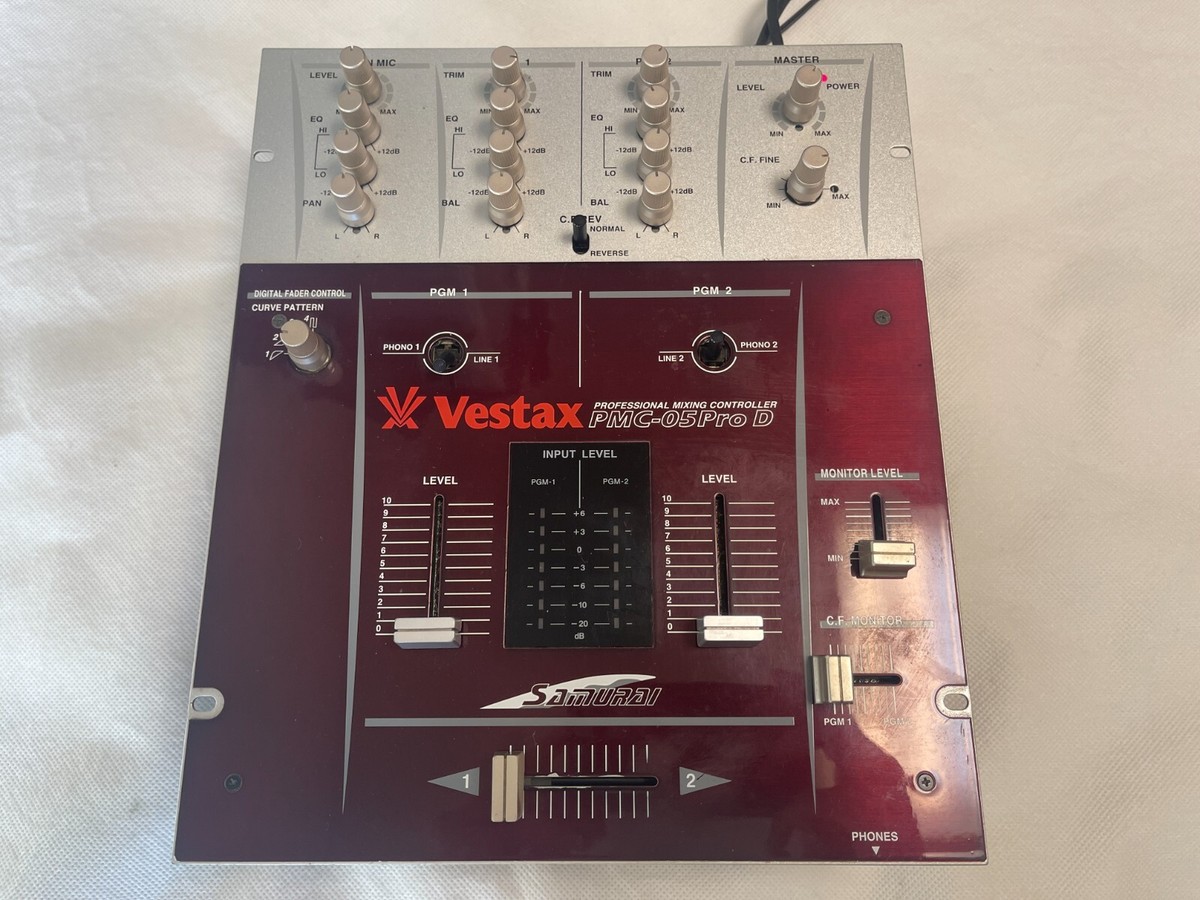 Vestax PMC-05 Pro D Samurai DJ Mixer Professional Mixing