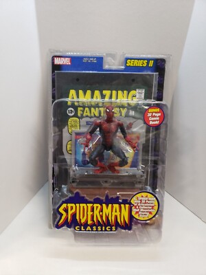 Spider-Man Classics Series 2 ToyBiz Action Figure And Comic Book