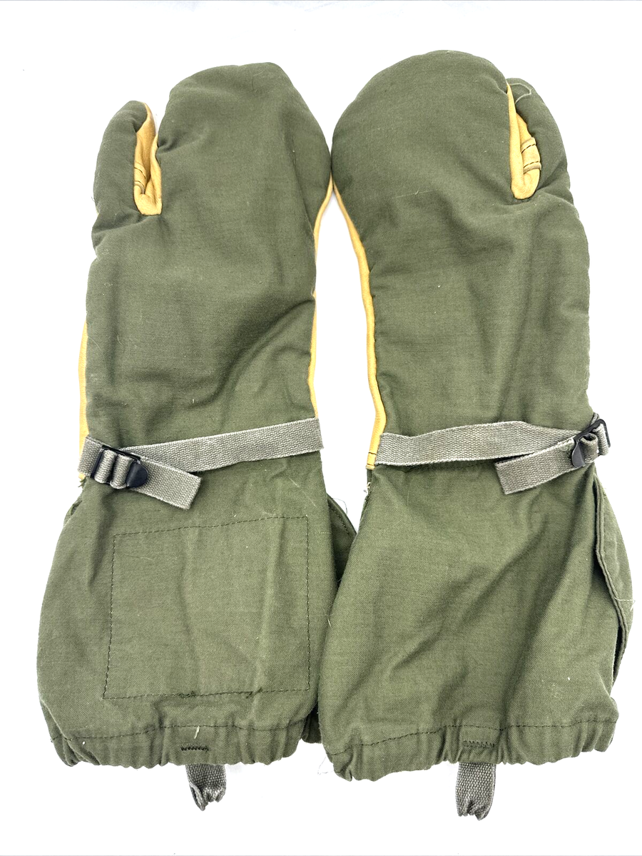 Vintage 1960s US Army Gunners Shooting Mittens Gloves Vietnam War