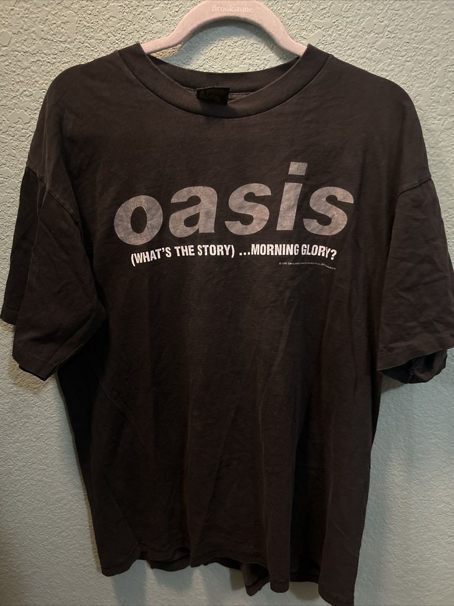 90s T-shirt Oasis T-Shirt 90S Made In Usa Brockum Xlsize Black Xl