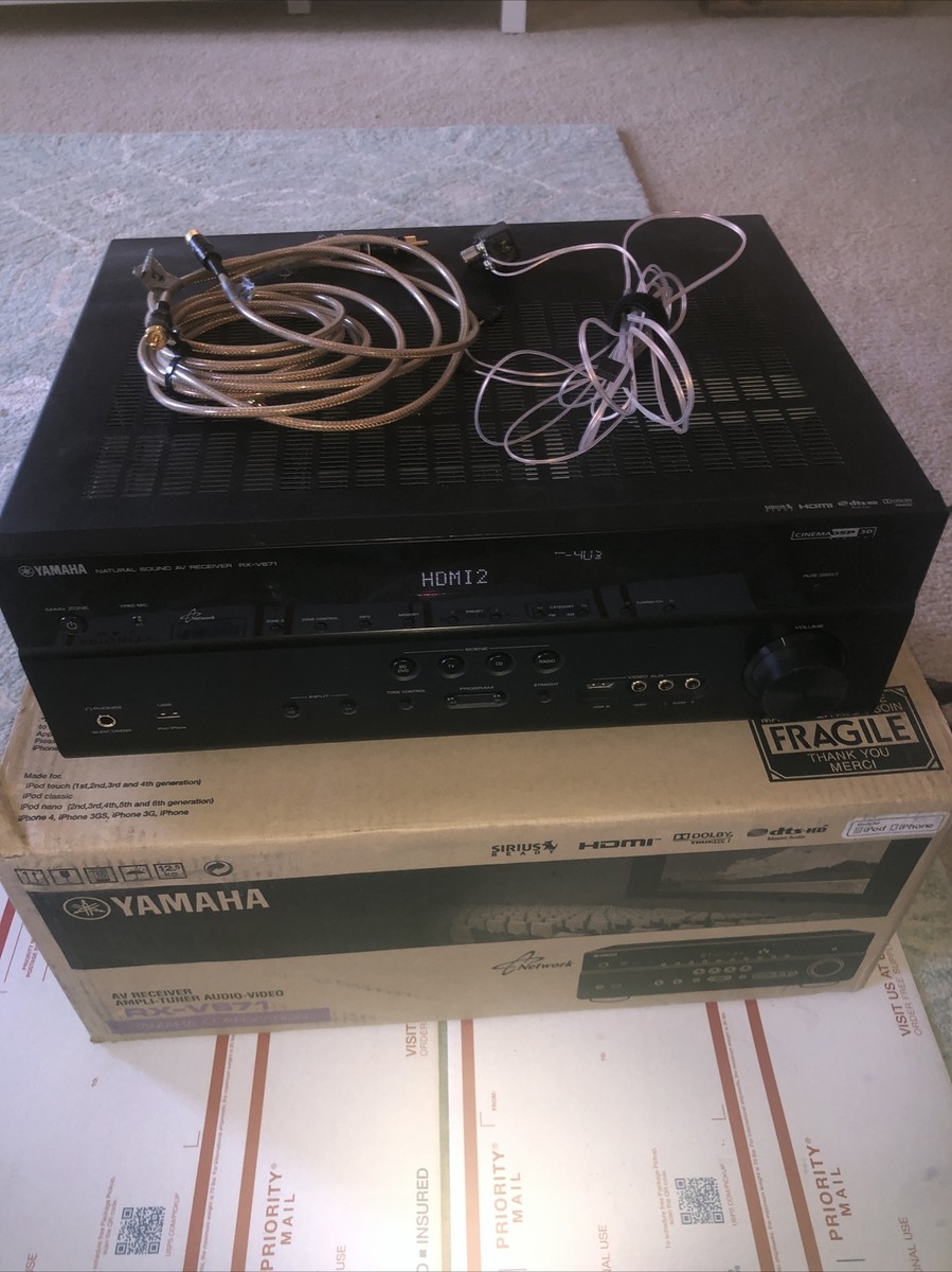 Yamaha RX-V671 7.1 Channel Natural Sound Home Theater AV HDMI