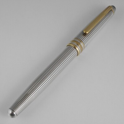 Montblanc Meisterstuck Solitaire Sterling Silver Pinstripe 144