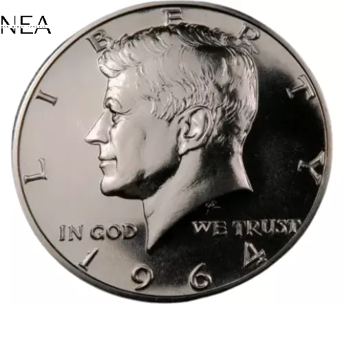 1964 (Straight G) Kennedy Half Dollar ~ Gem Proof ~ Transitional