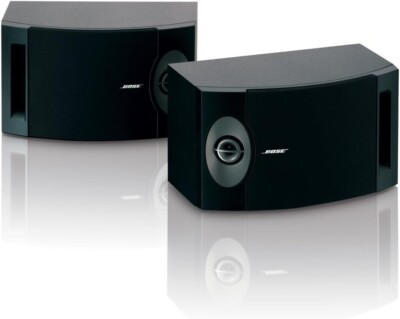 Bose 201V Direct/Reflecting Speaker System Black - 2 Pieces | eBay