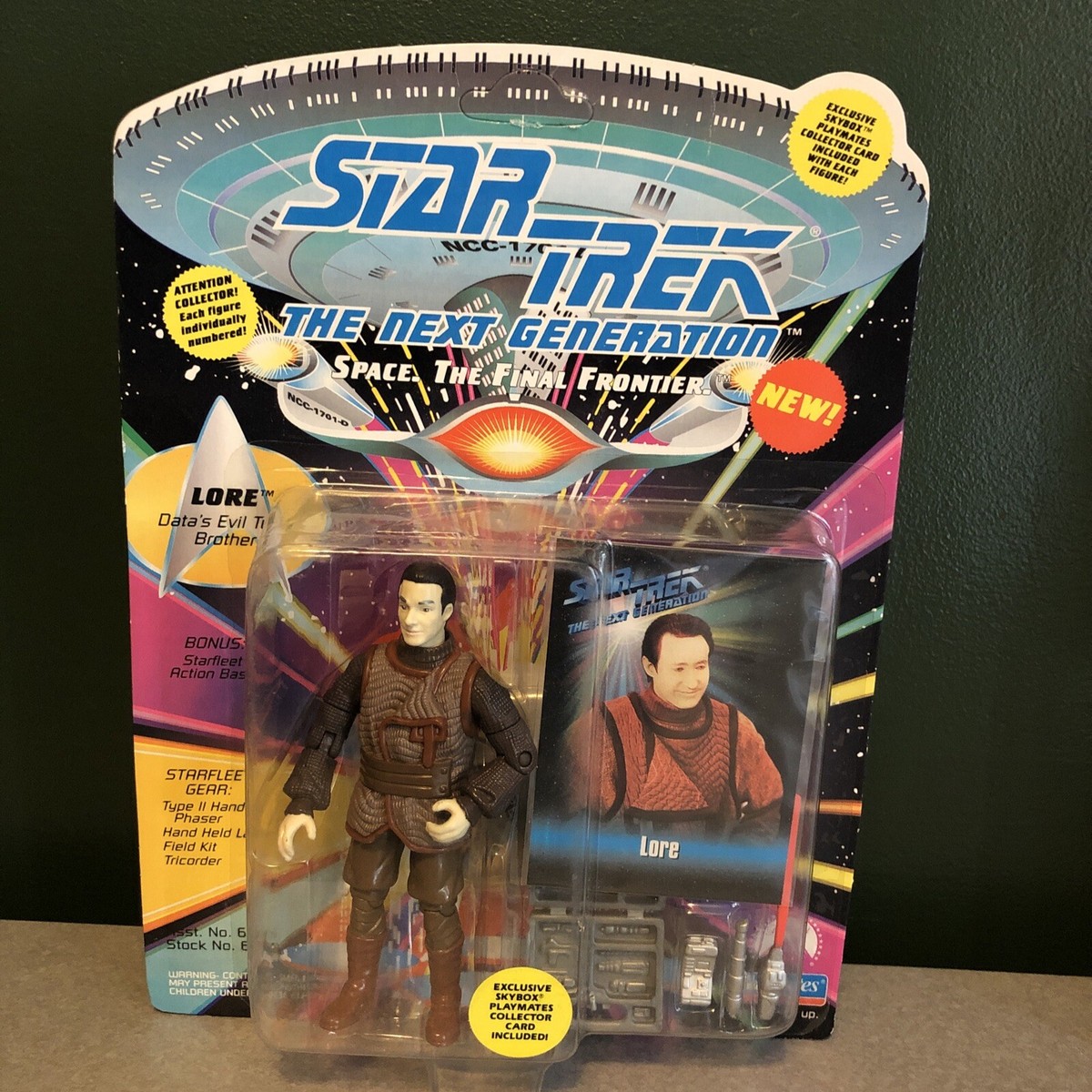 Vintage 1993 Playmates Star Trek Next Generation Lore Figure