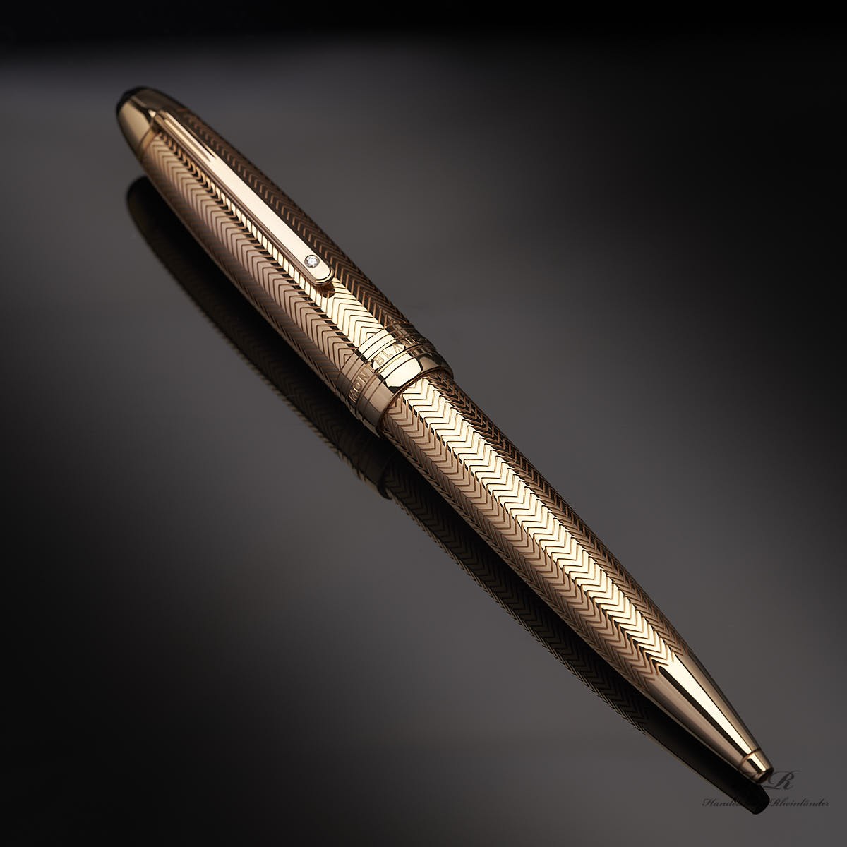 Montblanc Meisterstück Solitaire No 161 Rose Gold Barley Ballpoint