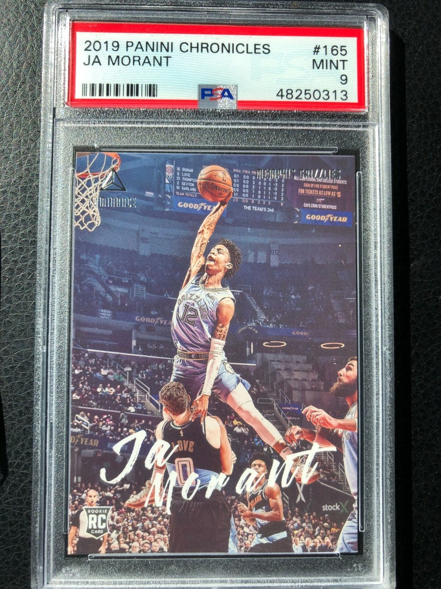 2019-20 JA MORANT Panini Chronicles Luminance #165 Rookie Rc PSA 9