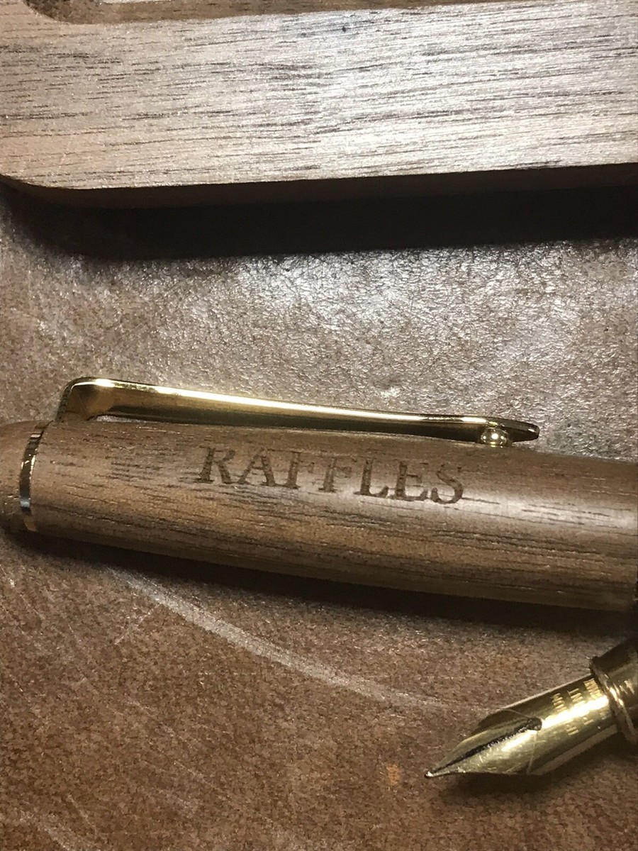 Vintage Raffles Hotel Singapore Fountain Pen In Original Box | eBay UK