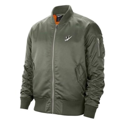 Nike New Punk 3D Logo Aviator Flight Jacket ( size 3xl) Cz1670-380