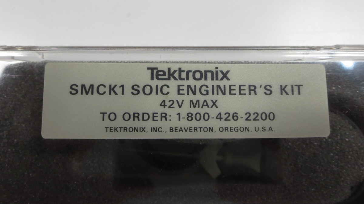 TEKTRONIX SMCK1 SOIC ENGINEER'S KIT 42V MAX | eBay