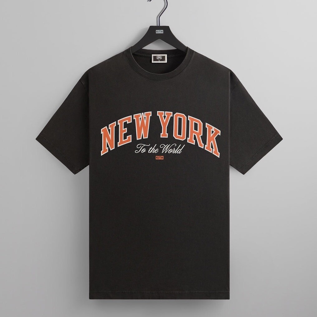 Kith New York Knicks New York to World Vintage Basketball Tee