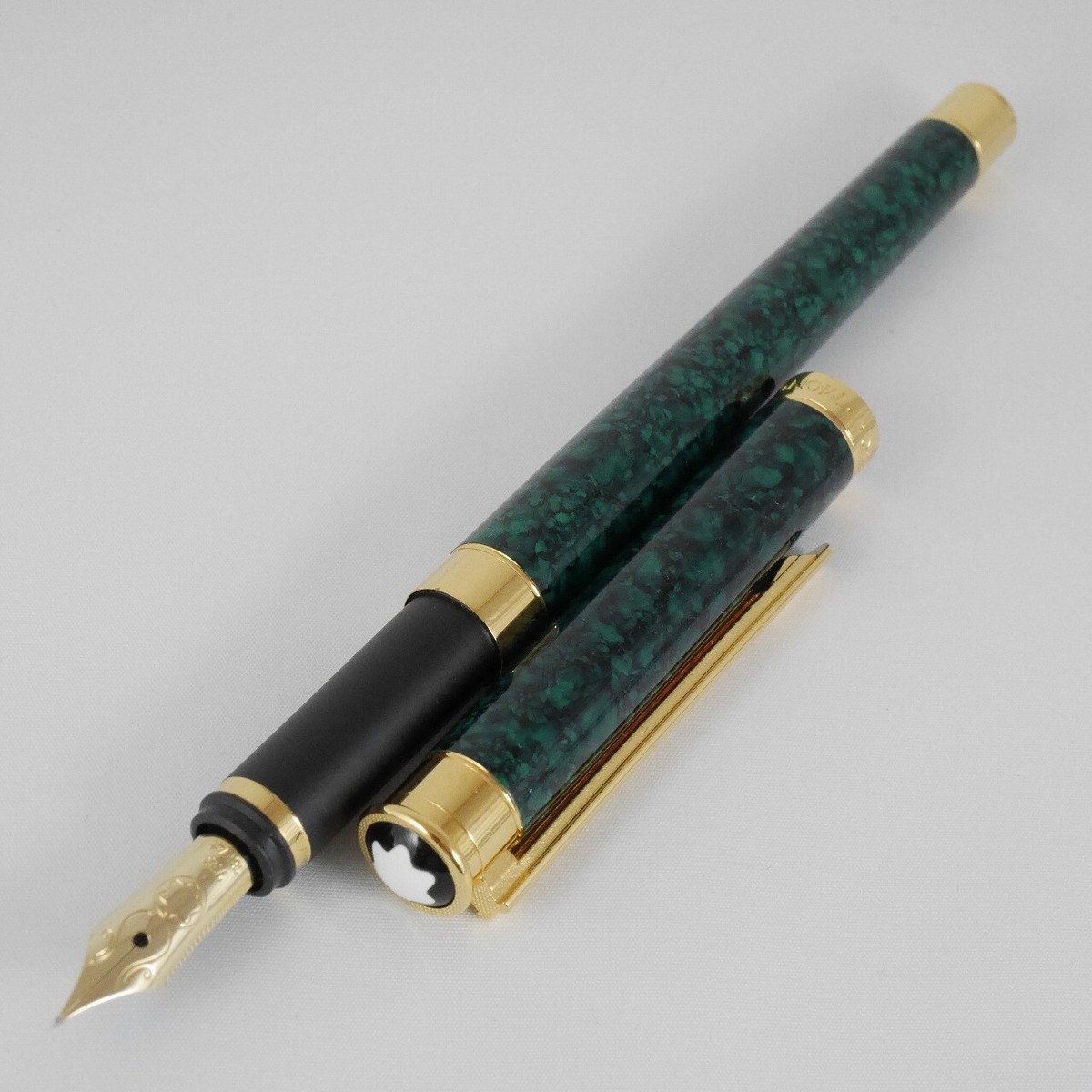 筆記具 montblanc noblesse oblige green 14k 585 MONTBLANC Noblesse