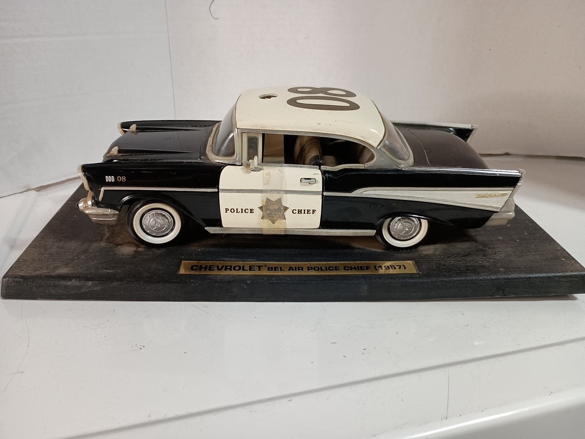 Vintage Road Legends 1957 Chevy Bel Air Police Chief Car | eBay