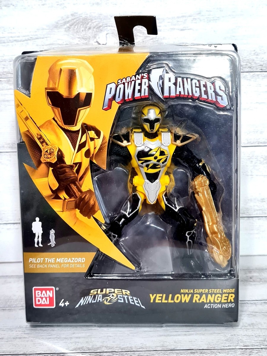 Power Rangers Ninja Steel Ninja Super Steel Mode Yellow Ranger