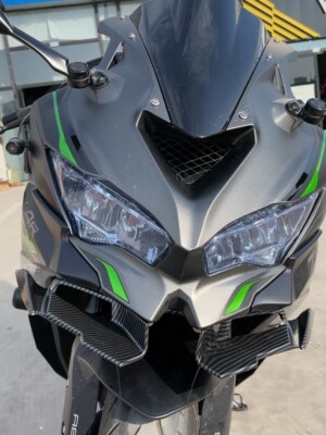 Front Fairing Aerodynamic Winglets Cover For KAWASAKI ZX-4R ZX-4RR