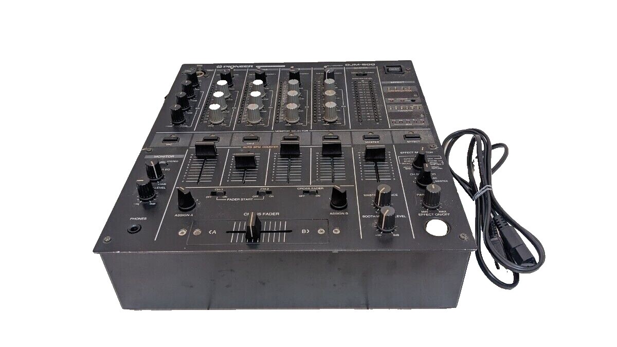 人気】Pioneer パイオニア DJM-500 DJミキサー メンテナンス品 名機