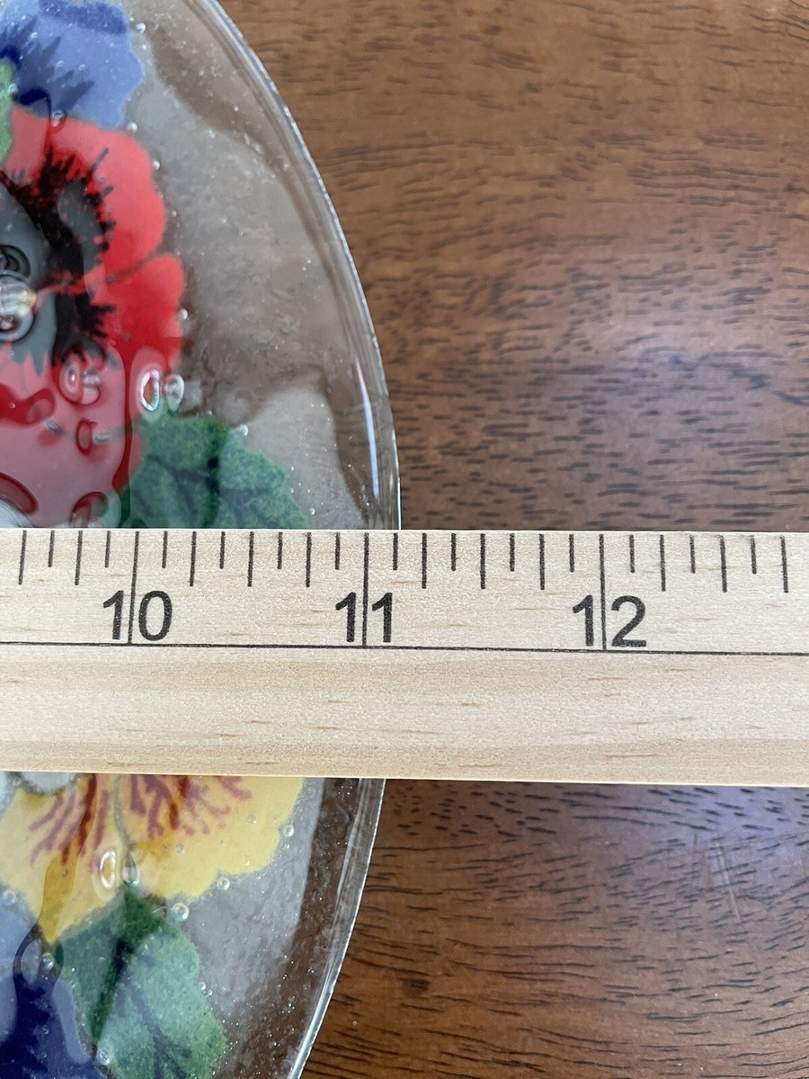 Peggy Karr】USA 作家 ガラスプレート 大作 サインあり Peggy Karr