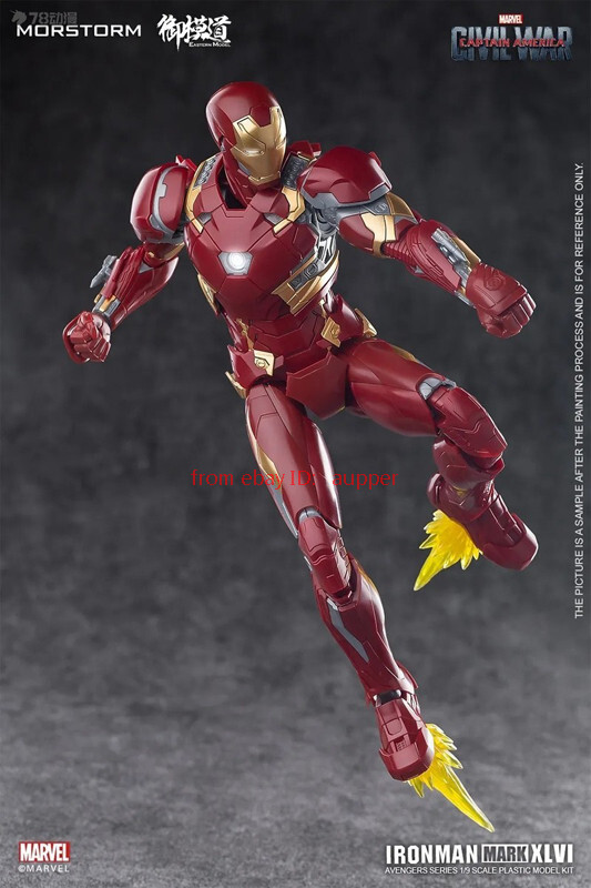 Morstorm Avengers Series Iron Man Mk46 24cm 1/9 Plastic Model Kit
