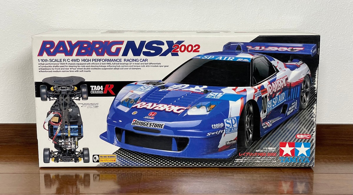 TAMIYA 58297 1/10 R/C Racing Car RAYBRIG NSX 2002 (TA04-R Chassis