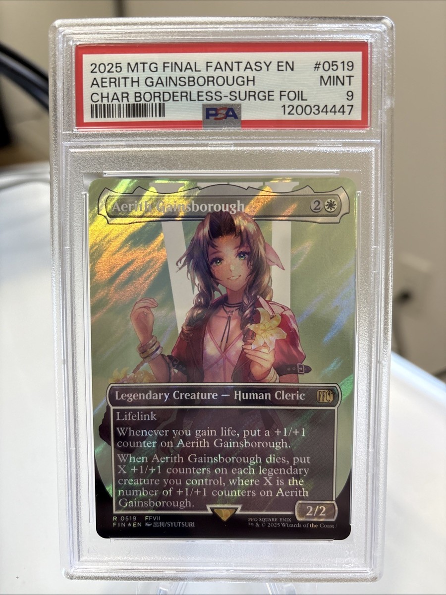 MTG FFプレリリースfoil エアリス・ゲインズブール プロモカード 未