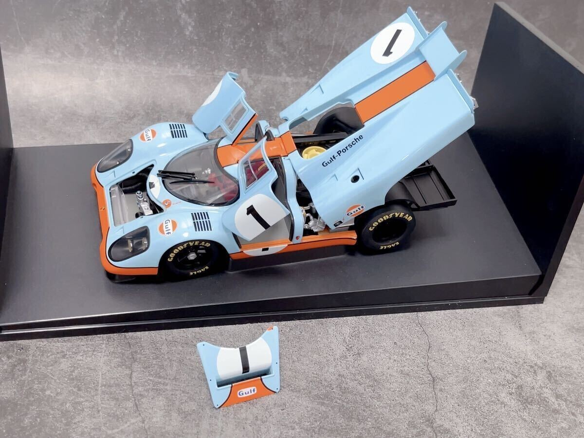 Autoart 1/18 Porsche 917 K Gulf Daytona 24Hr 1970 Redman/Siffert 1