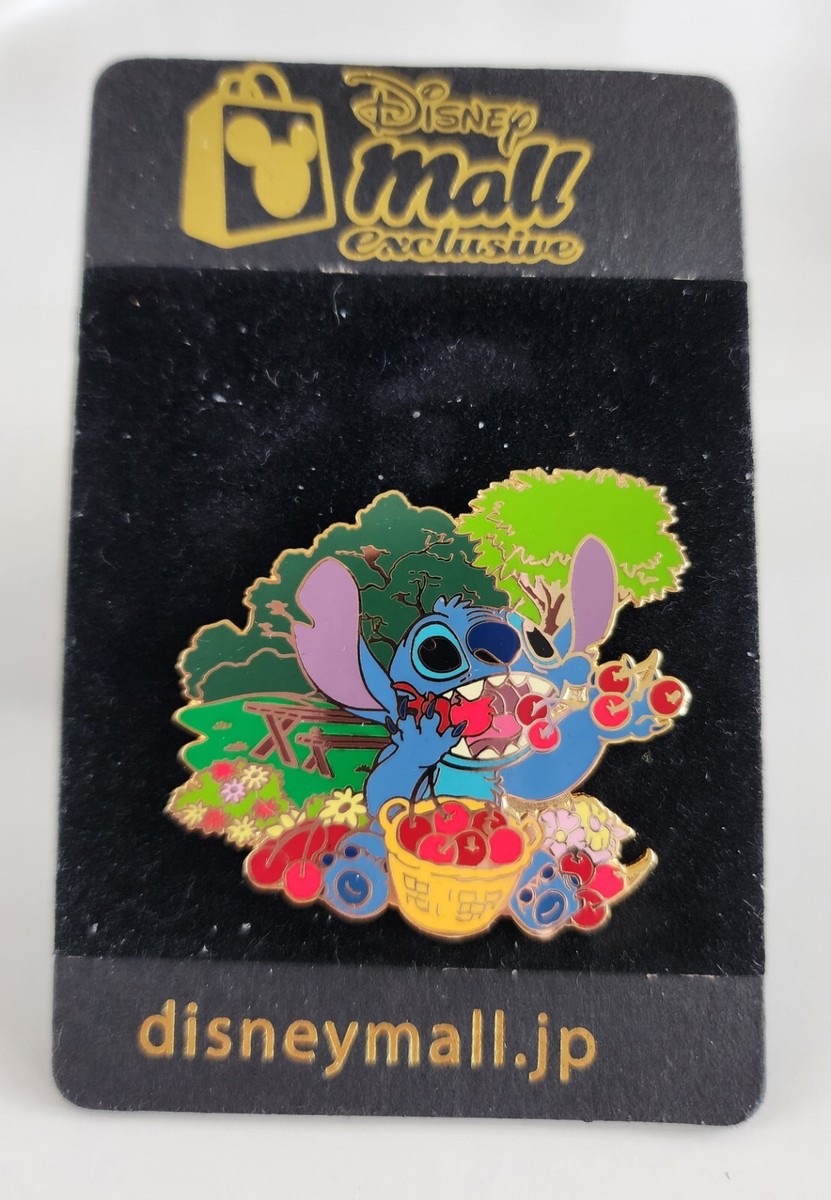 レア】DisneyAuctions スティッチ ピザ職人柄 ピンバッジ レア
