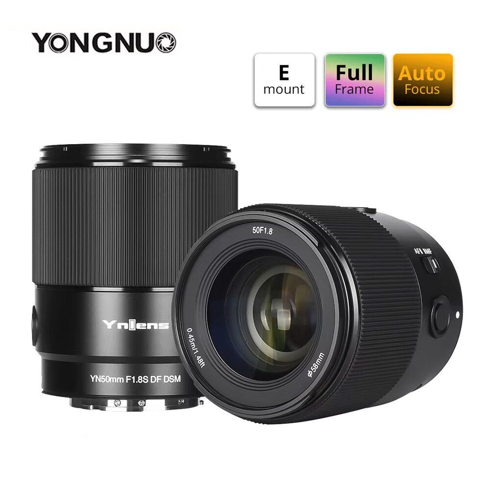 YONGNUO YN50mm F1.8S DF DSM APS-C Full Frame Auto Focus Lens for