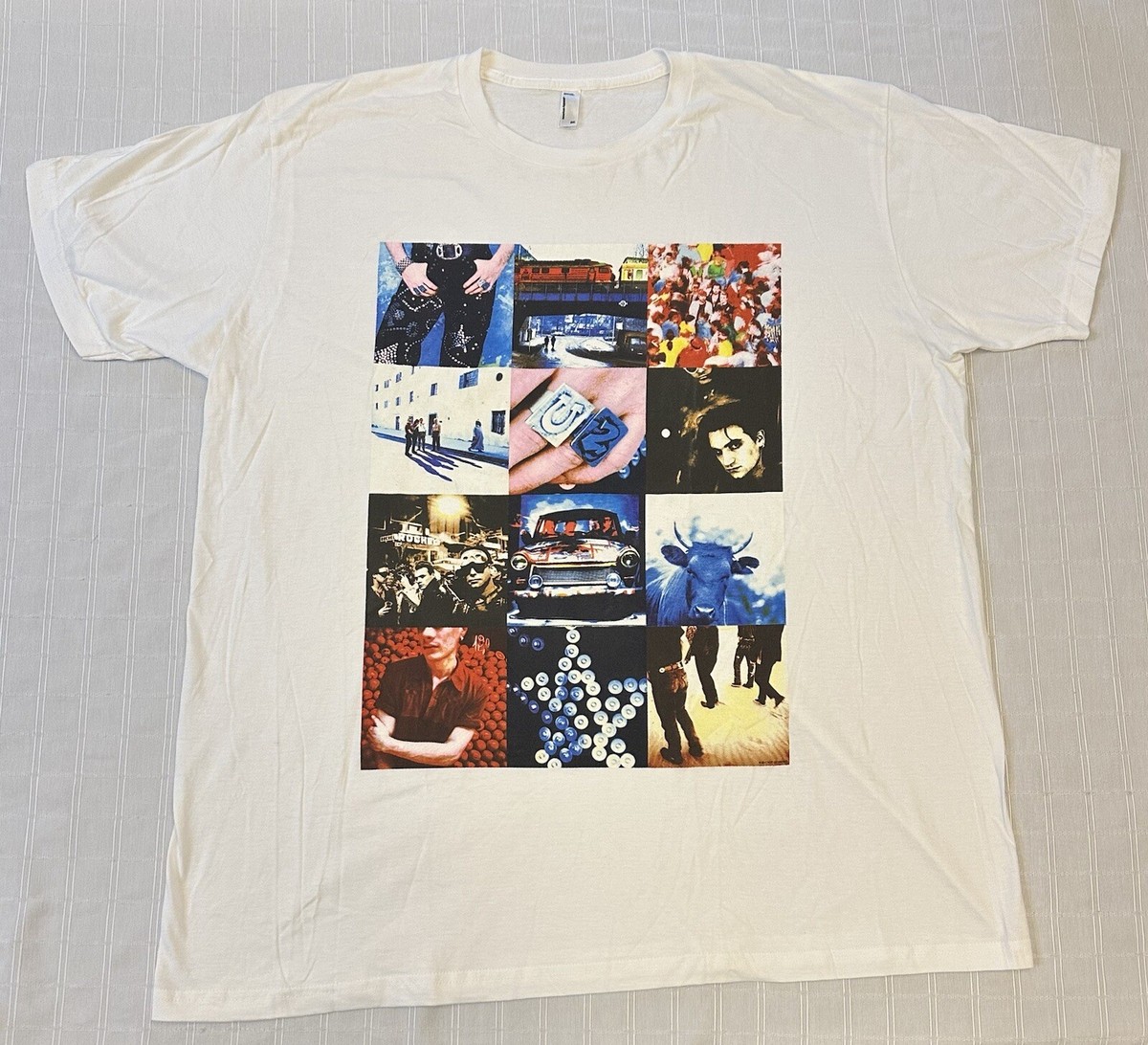 U2 Achtung Baby Album Cover Graphic Tee T-shirt American Apparel