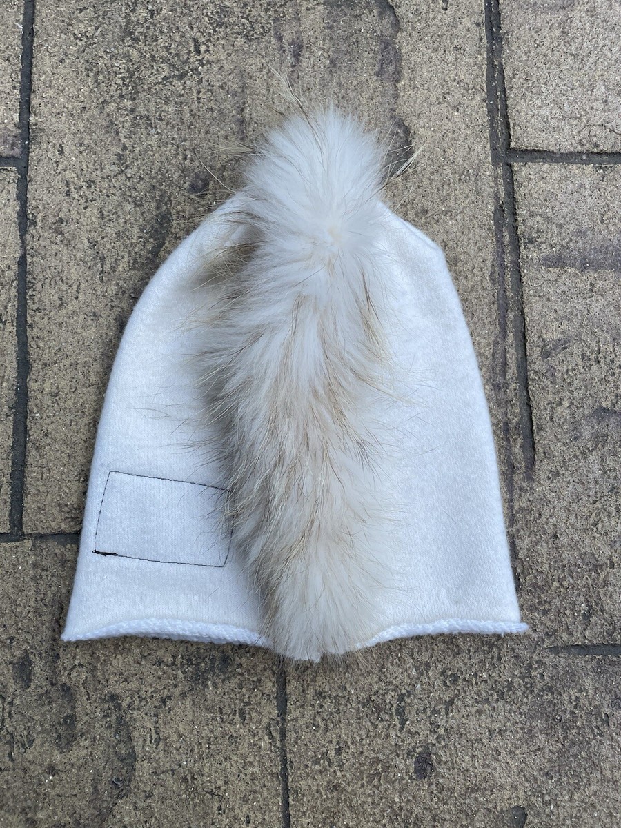 00s archive L.G.B. fur knit cap beanie