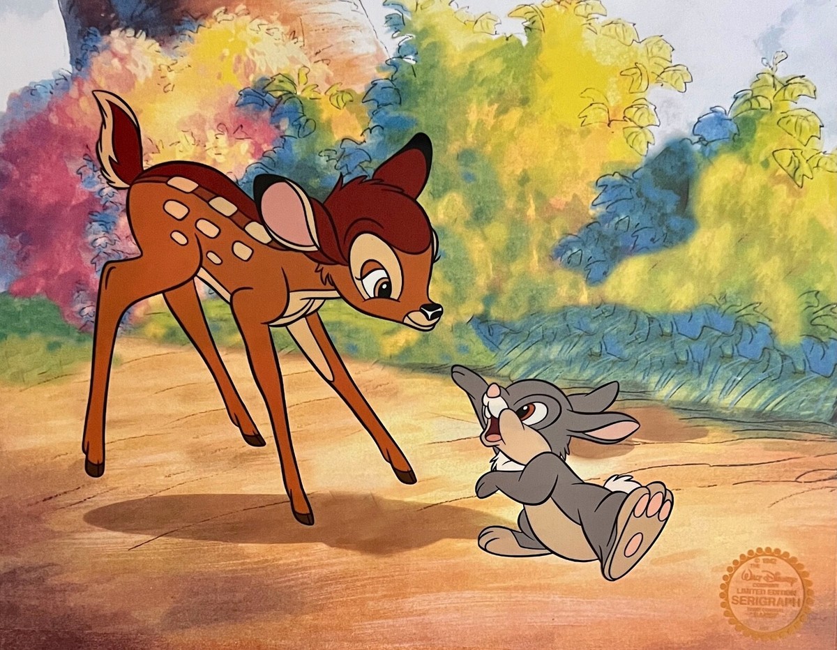 ディズニー セル画 『バンビ』 とんすけ