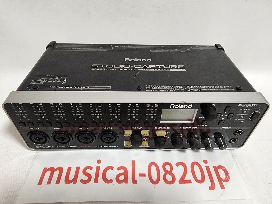 DTM・DAW 091 Roland UA-1610 octa capture Roland UA-1610 Studio