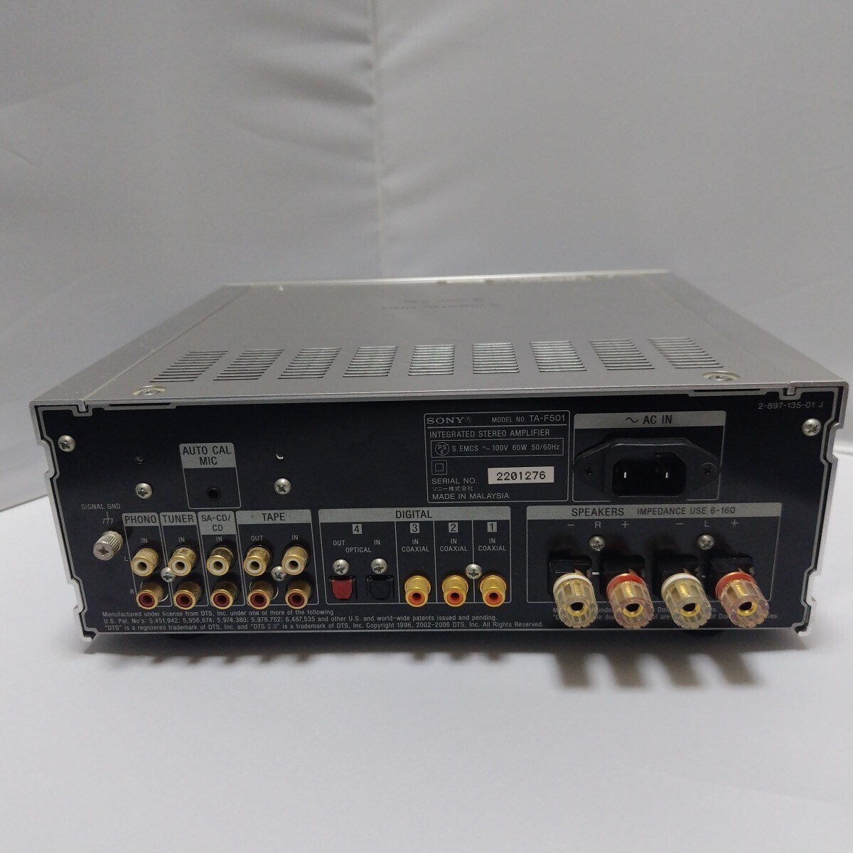 SONY TA-F501 Integrated Amplifier Tested and in good working