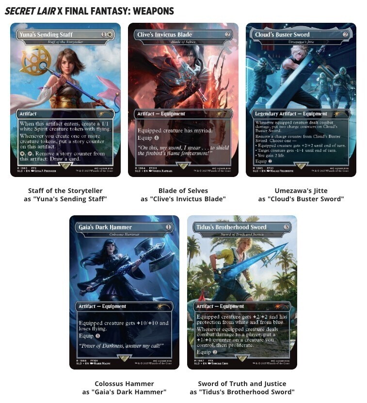 Foil Final Fantasy Secret Lair 