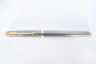 Parker 75 Sterling Silver Color Fountain Pen 14K Nib XF 585