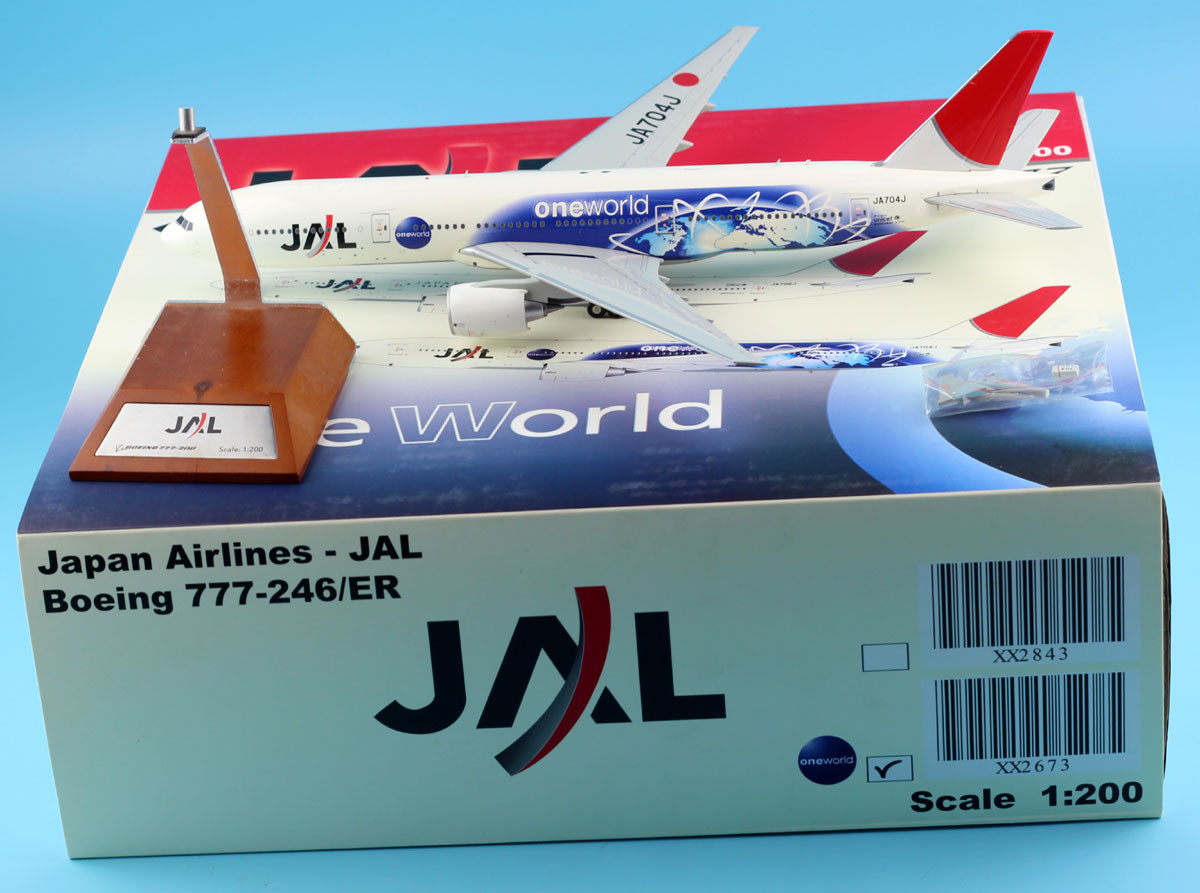 JAL B777-300 oneworld塗装 1/200スケール JAL B777-300 one world特別