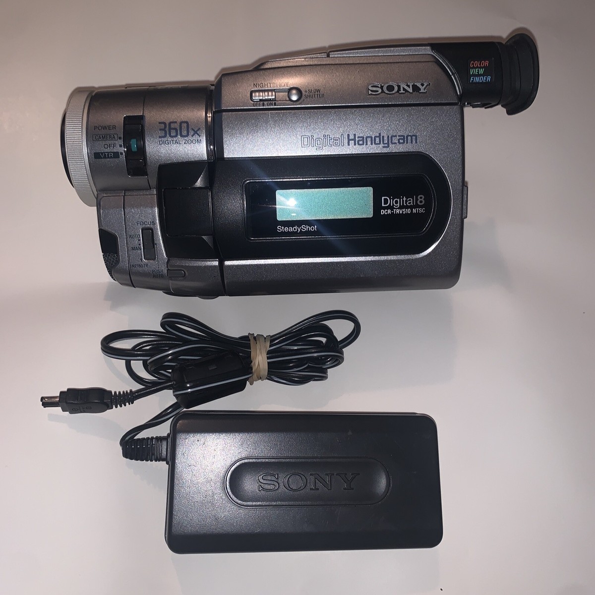 Sony DCR-TRV510 Digital8 Hi8 8mm Video8 Camcorder VCR Player Video