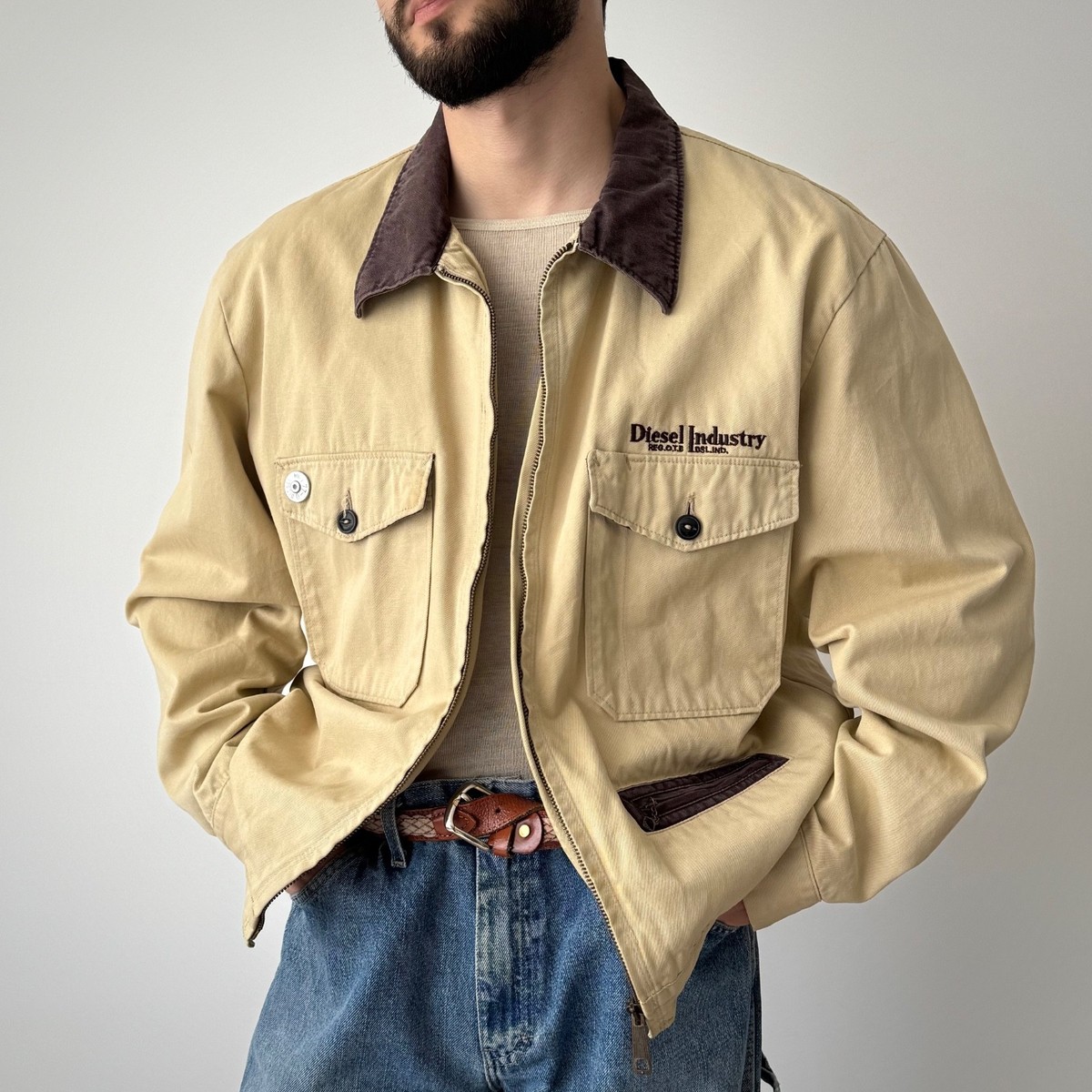 Vintage 90s Men's Diesel Industry 'X-Press' Work Jacket Type 2